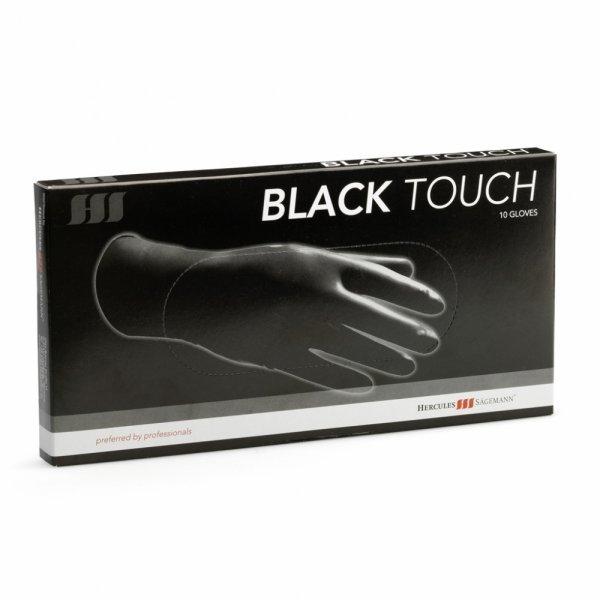 Latexové rukavice BLACK Touch 8151-5052 Hercules-M