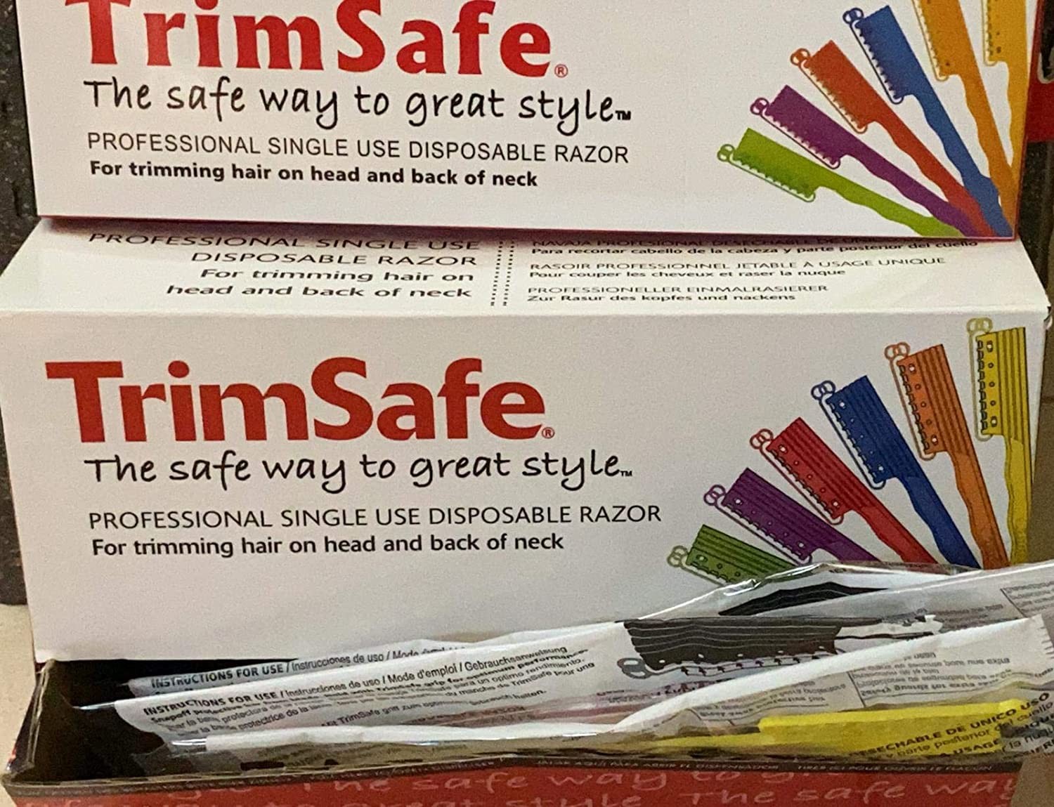 Súprava jednorazových zrezávacích britev TRIM Safe 1