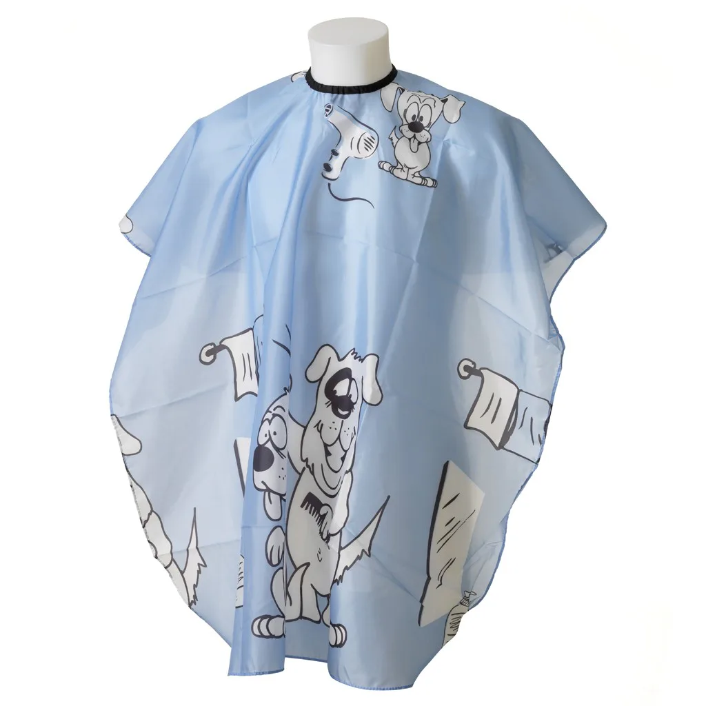 Detská kadernícka pláštenka Doggy Blue