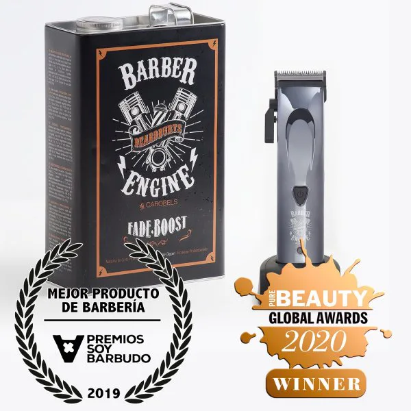 Beardburys Fade Boost + plechový box a barber podložka