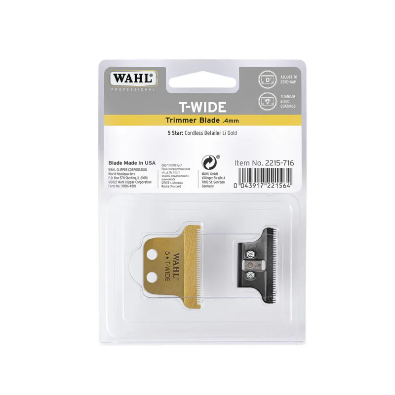 Strihacia hlavica WAHL T-Wide Detailer Cordless - Obrázok 2