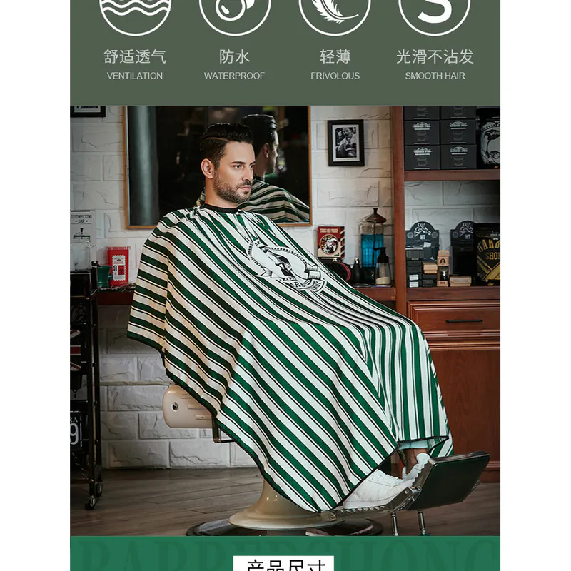 Kadernícka pláštenka Barber Green - Obrázok 3