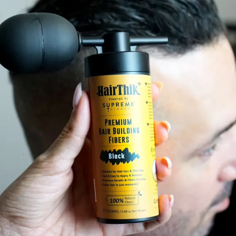 Vlasové vlákna s aplikátorom STpro Hair Thik na zahusťovanie vlasov - Obrázok 5