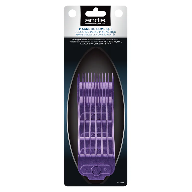 Sada magnetických hrebeňov Andis - set I (1,5-13 mm) - Obrázok 3
