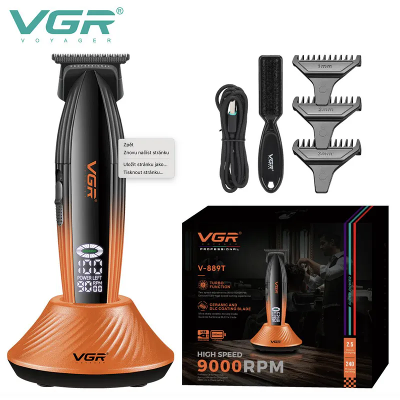 Profesionálny zastrihávač VGR VOYAGER V-889T Trim - Obrázok 1