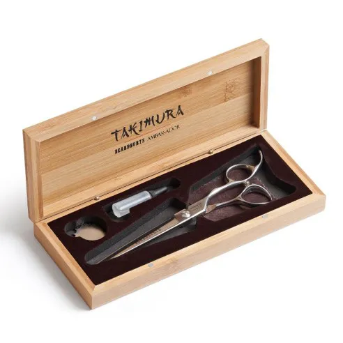 Barber nožnice Takimura 7,5" - Obrázok 1
