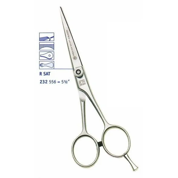 Kadernícke nožnice DOVO 232 556 Satina Stainless - 5,5" - Obrázok 1