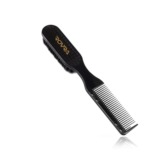 ROVRA Fade Brush Comb – barber kefa a hrebeň 2 v 1 - Obrázok 1