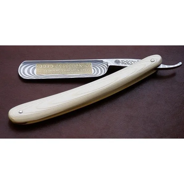 Britva DOVO Solingen 105 5865 R - Micarta slon. kosť - Obrázok 3