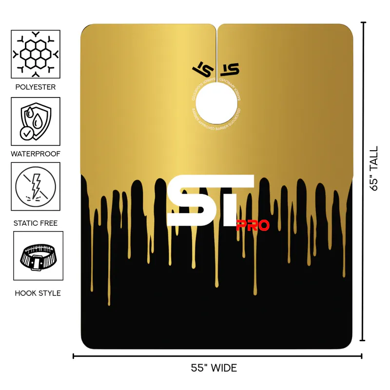 Kadernícka pláštenka STpro Gold Drip - Obrázok 2
