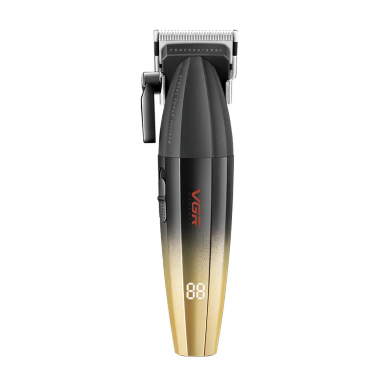 Strihací strojček VGR VOYAGER V-003C Salon Series – zlatý - Obrázok 6