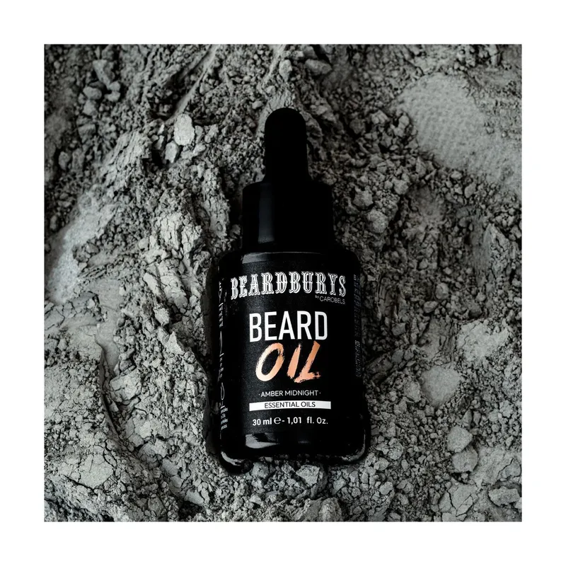 Olej na bradu BEARDBURYS Amber Midnight – 30 ml - Obrázok 4