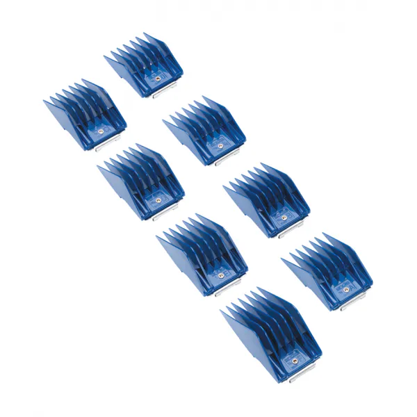 Súprava plastových hrebeňov Andis s kovovou sponou - set II (16-32 mm) - Obrázok 1