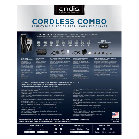 Andis Cordless Combo - Obrázok 5