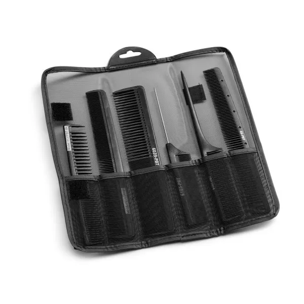 Sada hrebeňov na strihanie Barber Comb set - Obrázok 1