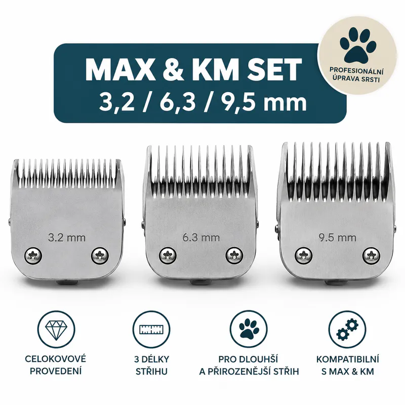 MAX/KM Set 3,2 mm, 6,3 mm a 9,5 mm - Obrázok 1