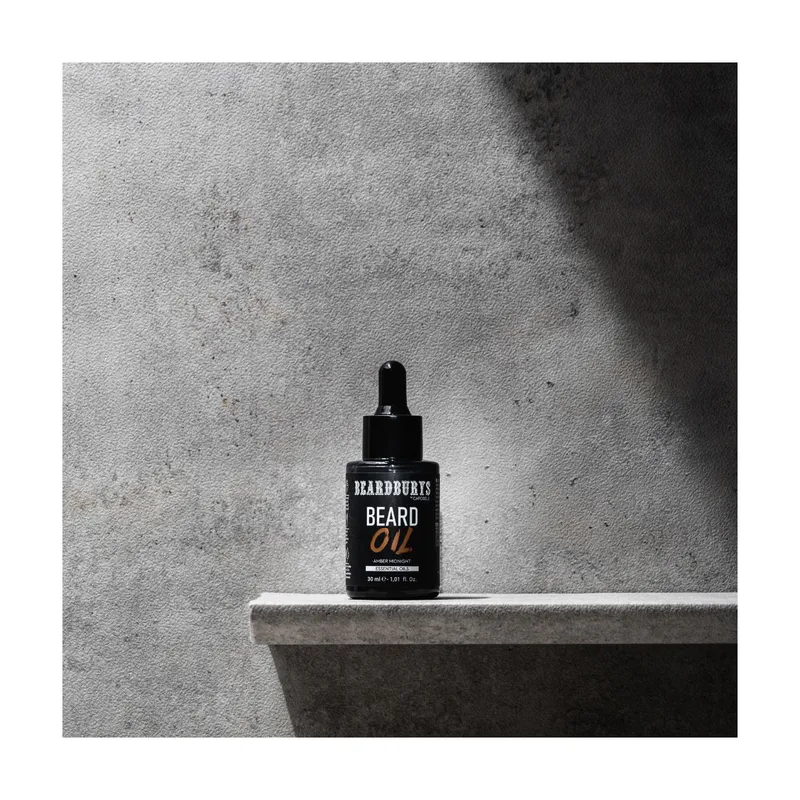 Olej na bradu BEARDBURYS Amber Midnight – 30 ml - Obrázok 5