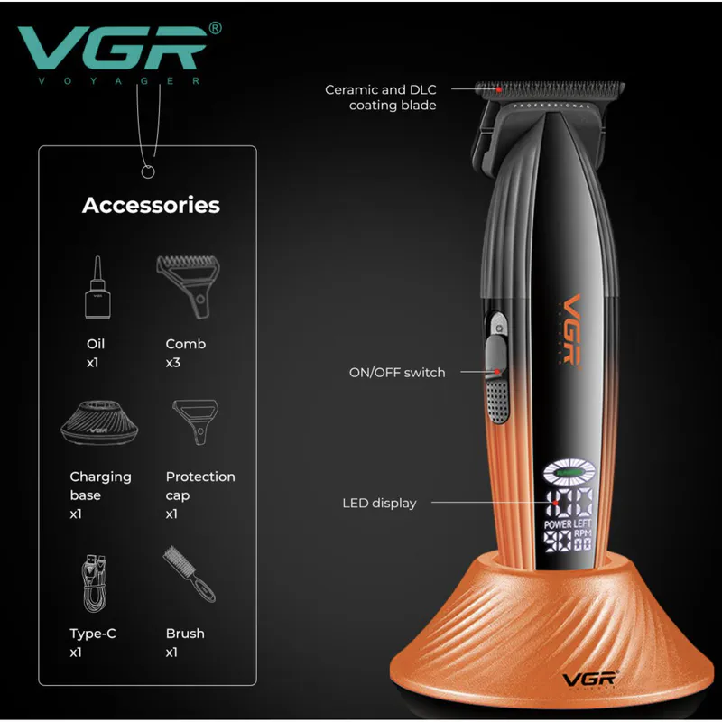 Profesionálny zastrihávač VGR VOYAGER V-889T Trim - Obrázok 3