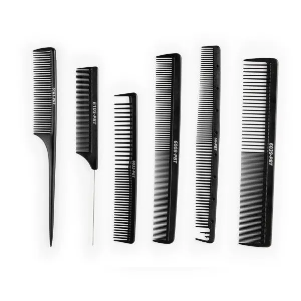 Sada hrebeňov na strihanie Barber Comb set - Obrázok 2