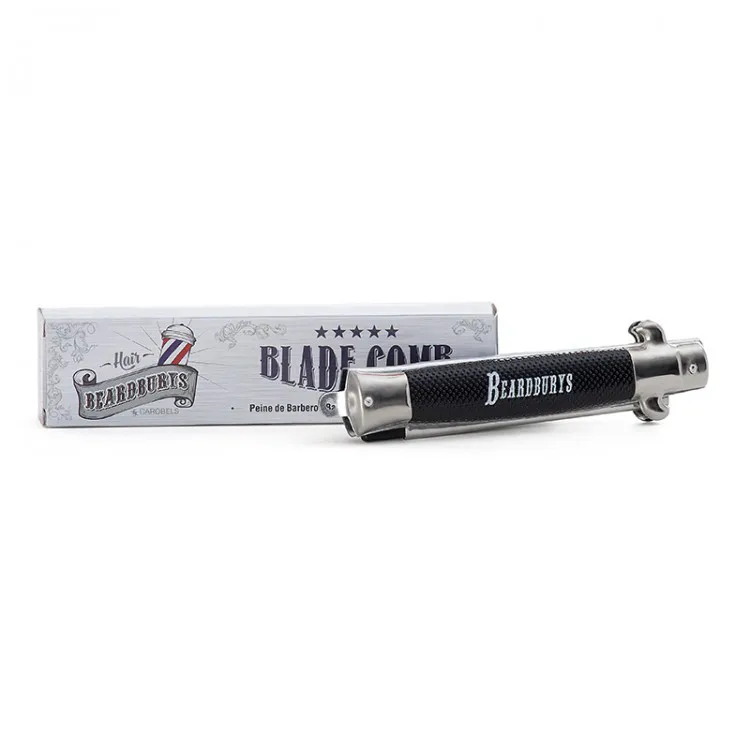 Barber hrebeň Beardburys Blade Comb - Obrázok 3