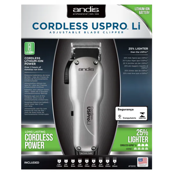 Andis Cordless USPro - Obrázok 3